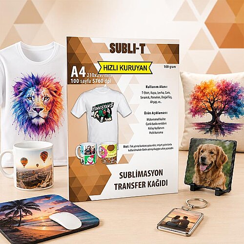 Süblimasyon Yüksek Kaliteli Transfer Kağıtları - (1)