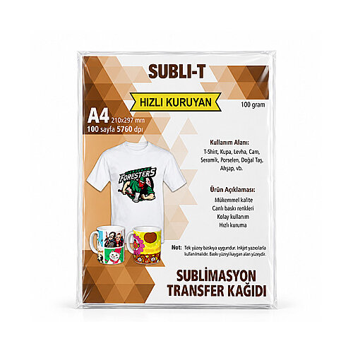 Süblimasyon Yüksek Kaliteli Transfer Kağıtları - 3