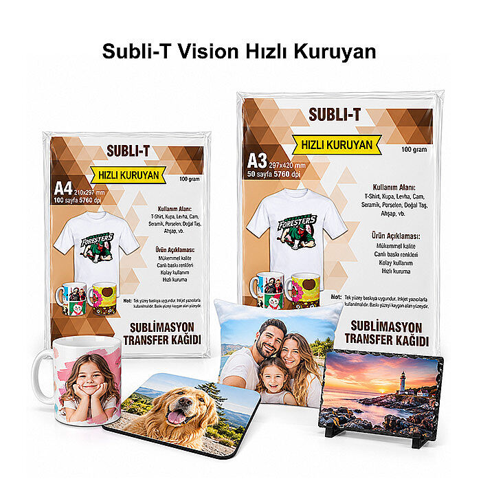 Süblimasyon Yüksek Kaliteli Transfer Kağıtları - 1