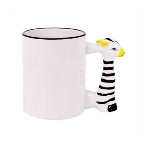Sublimasyon Zebra Figürlü Kupa Bardak - 4