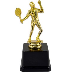 Tenis Figürlü Ödül Kupası - 