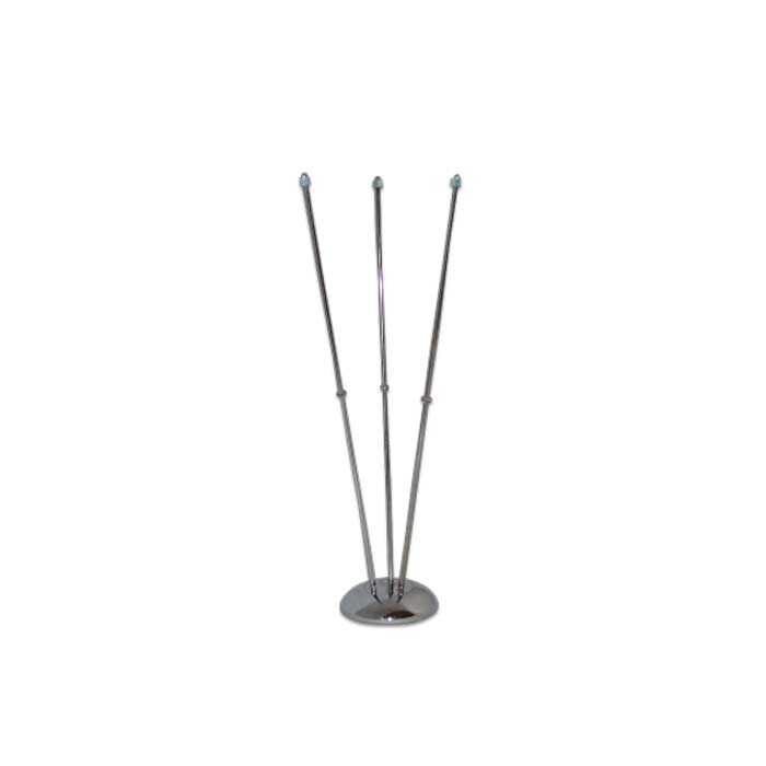 Üçlü Metal Masa Bayrağı Direği - 2