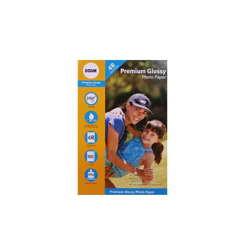ZOOM 10X15 Parlak Fotoğraf Kağıdı 260gr 100lü - 2